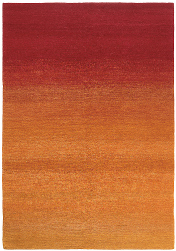 Gradient Hand-woven Orange Luxury Rug