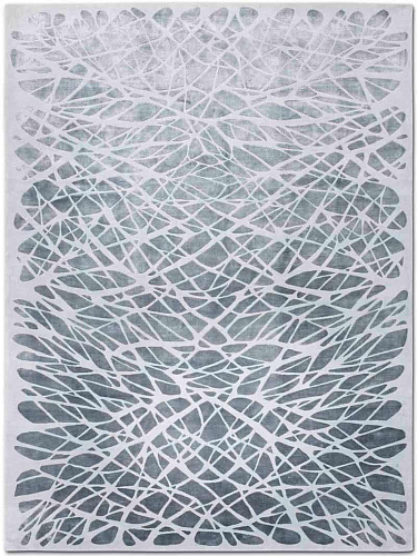 Dresden Silver Luxury Hand-Woven Rug