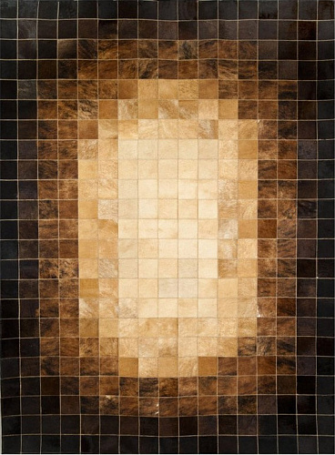 Vergina Brown Luxury Cowhide Rug