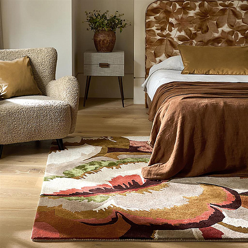 Leaf Amber/Brazilian Rosewood Rug