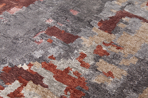 Abstract Luxury Bamboo Silk Rug
