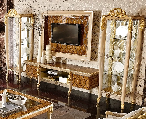 Handcrafted Italian TV Cabinet