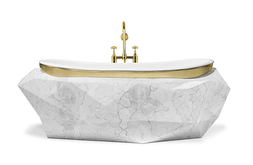Gemstone Faux Marble Bathtub