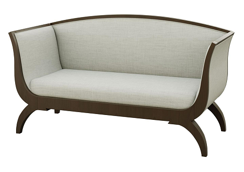 Biedermeier Ivory Italian Sofa