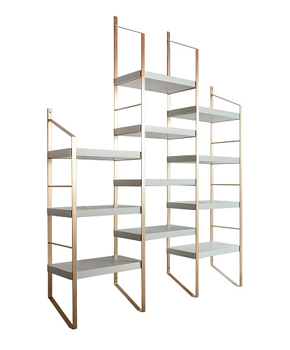 Multi-Level Wooden Shelf