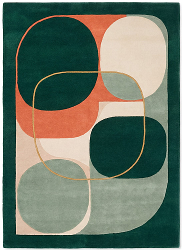 Modern Orbits Artisan Rug