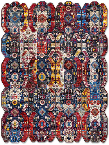 Multishape Luxury 100% Wool Rug