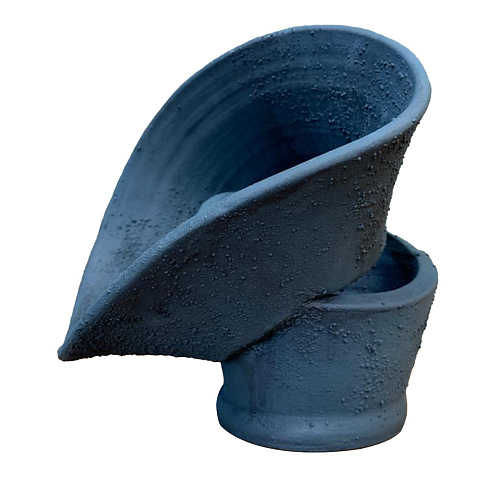 Artisanal Italian Sculpted Vase