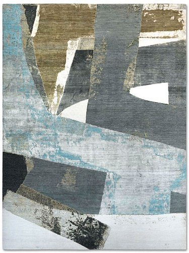 Green Rust Hand-Woven Exquisite Rug