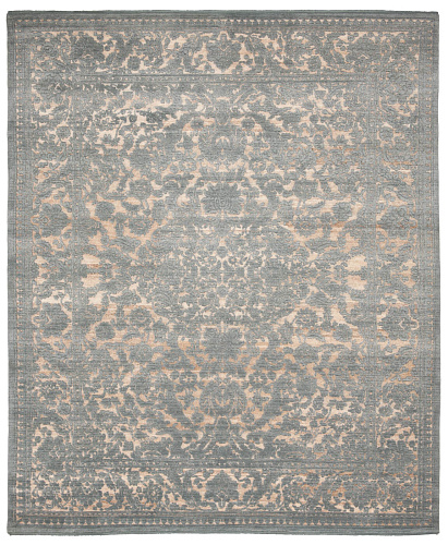 Medallion Hand-woven Grey Luxury Rug