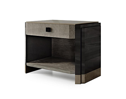 Bronze-Finish Artisan Nightstand