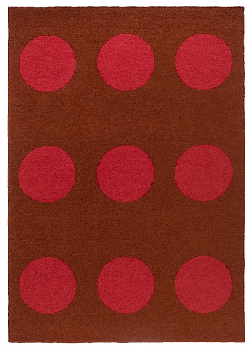 Festival Dots Red Fresco Rug