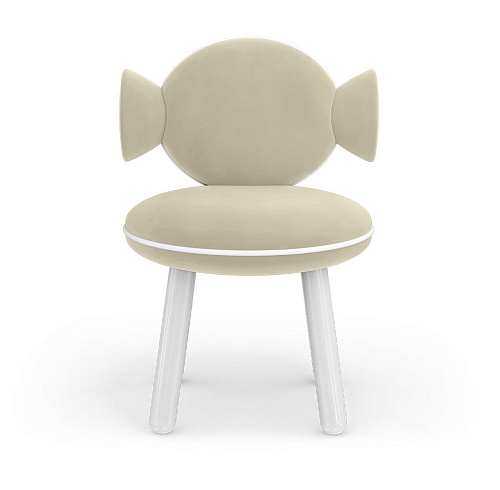 Lollipop Cream Cozy Kids Chair