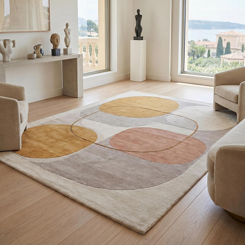 Soft Discs Artisan Rug