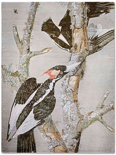 Two Birds Hand-Woven Exquisite Rug