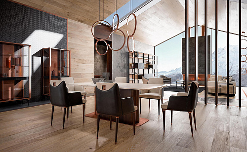 Italian Rings Pendant Light
