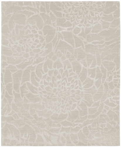 Bud White Hand-woven Luxury Rug
