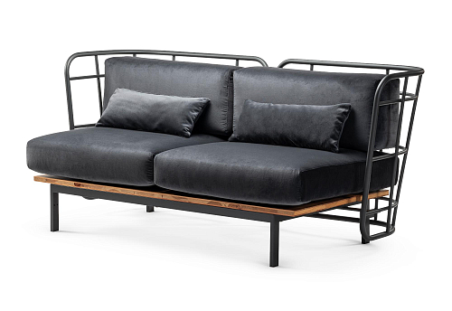 Jujube Black Outdoor Sofa