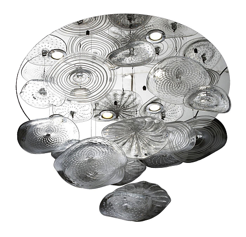 Murano Glass Flower Chandelier