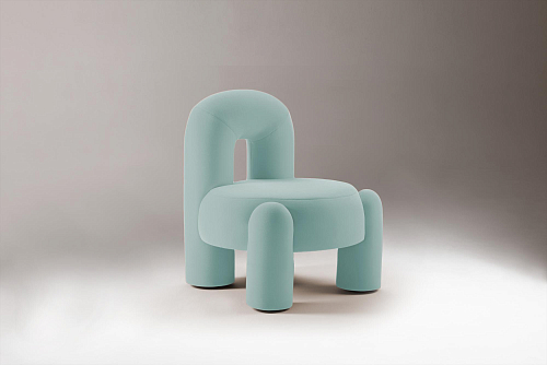 Marlon Light Blue Armchair