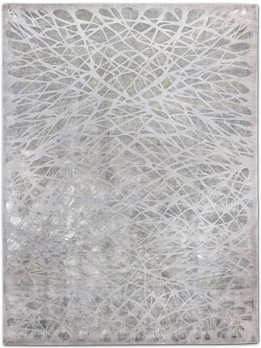 Dresden Silver Luxury Hand-Woven Rug