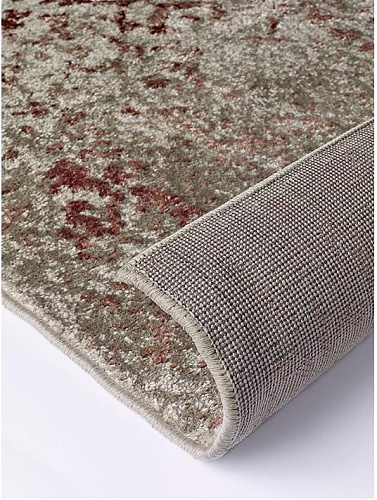 Vintage Beige & Red Rug