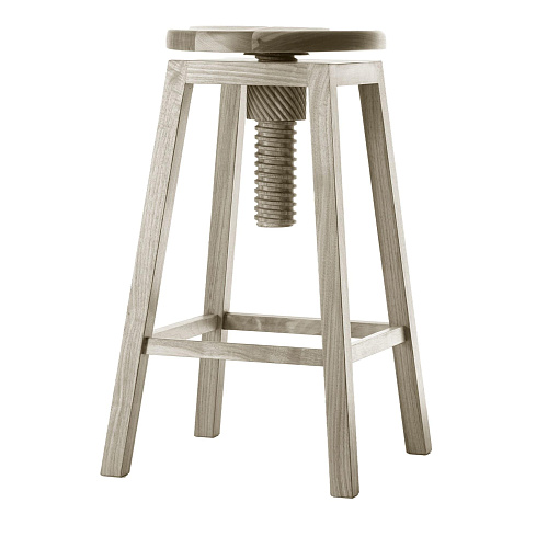 Invito High Grey Modern Stool
