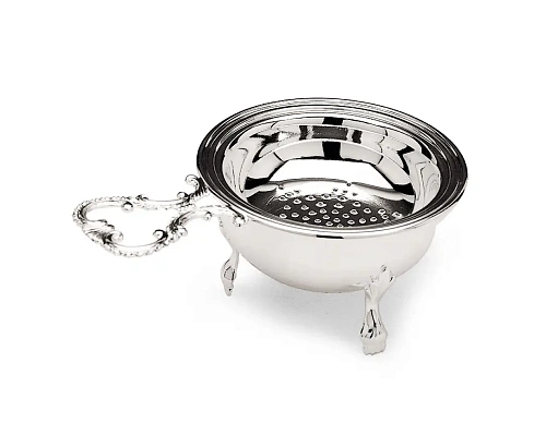Silver-Plated Tea Strainer