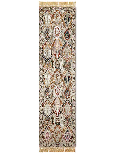 KavaBagh Green Wool & Silk Rug