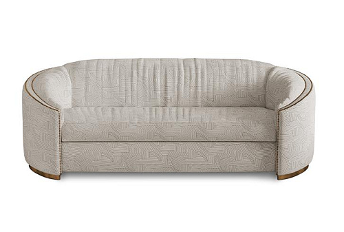 Premium Comfort Beige Curved Luxe Sofa