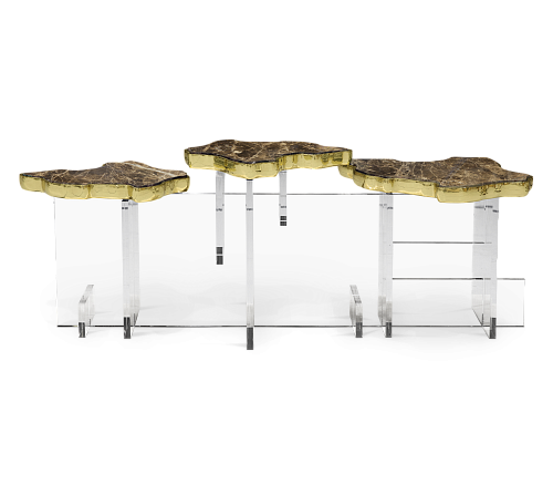 Emperor’s Stone XL Designer Side Table