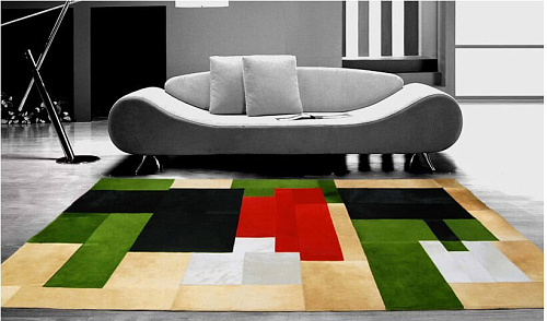 Loutraki Multi Luxury Cowhide Rug