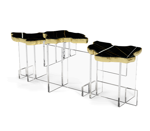 Nero Obsidian XL Designer Side Table