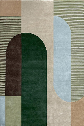 Ombres Emerald Green Rug