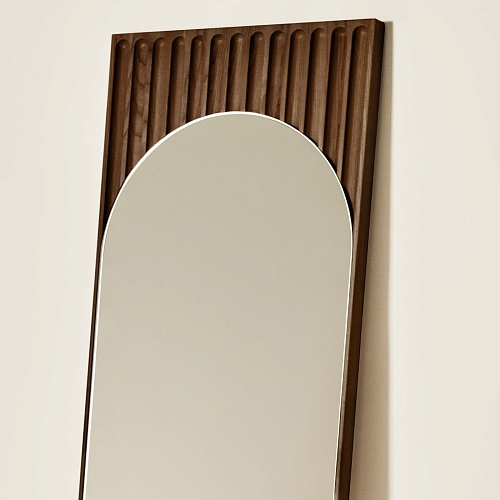 Tutto Sesto Brown Italian Crafted Floor Mirror