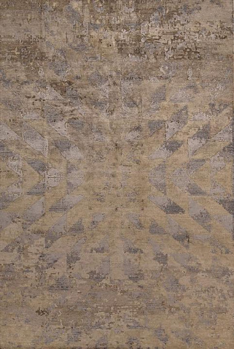 Luxury Bamboo Silk Abstract Indian Rug