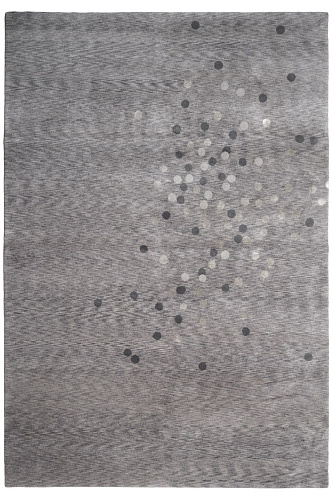 Coriandolo Grey Designer Wool Rug