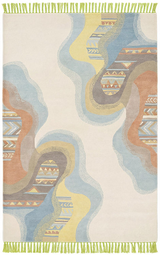 Fluid Lines Handwoven Rug