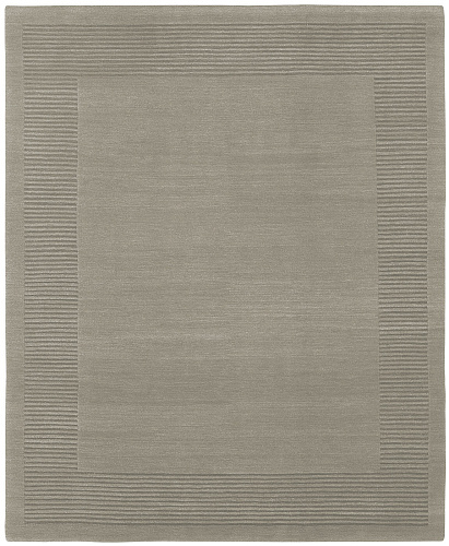 Border Grey Hand-woven Luxury Rug