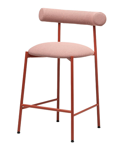 Pink Pampa Bar Stool
