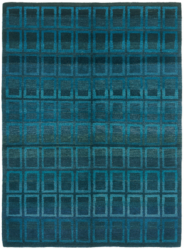 Hand-woven Blue Luxury Rug