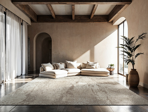 Beige Minimalist Rug