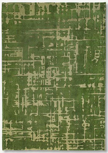 Green Belgian Flatwoven Rug
