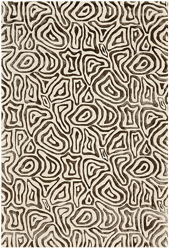 Designer Biscuit Hand-Woven Luxury Rug