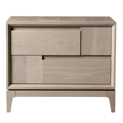 Trama e Ordito Grey Italian Nightstand