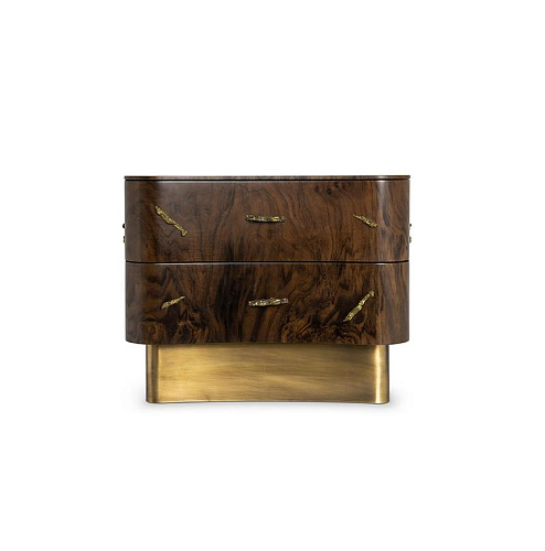 Designer Wood Compact Bedside Table