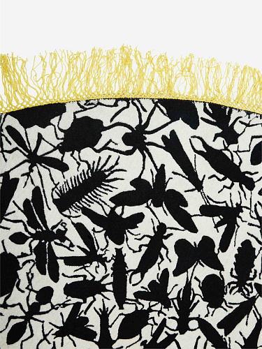 Insects Round Wool Rug