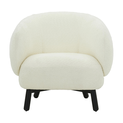 Amada White Armchair
