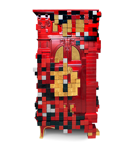Trafalgar Red Classic Cabinet