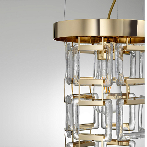 Bracelet Soft Gold Murano Glass Chandelier